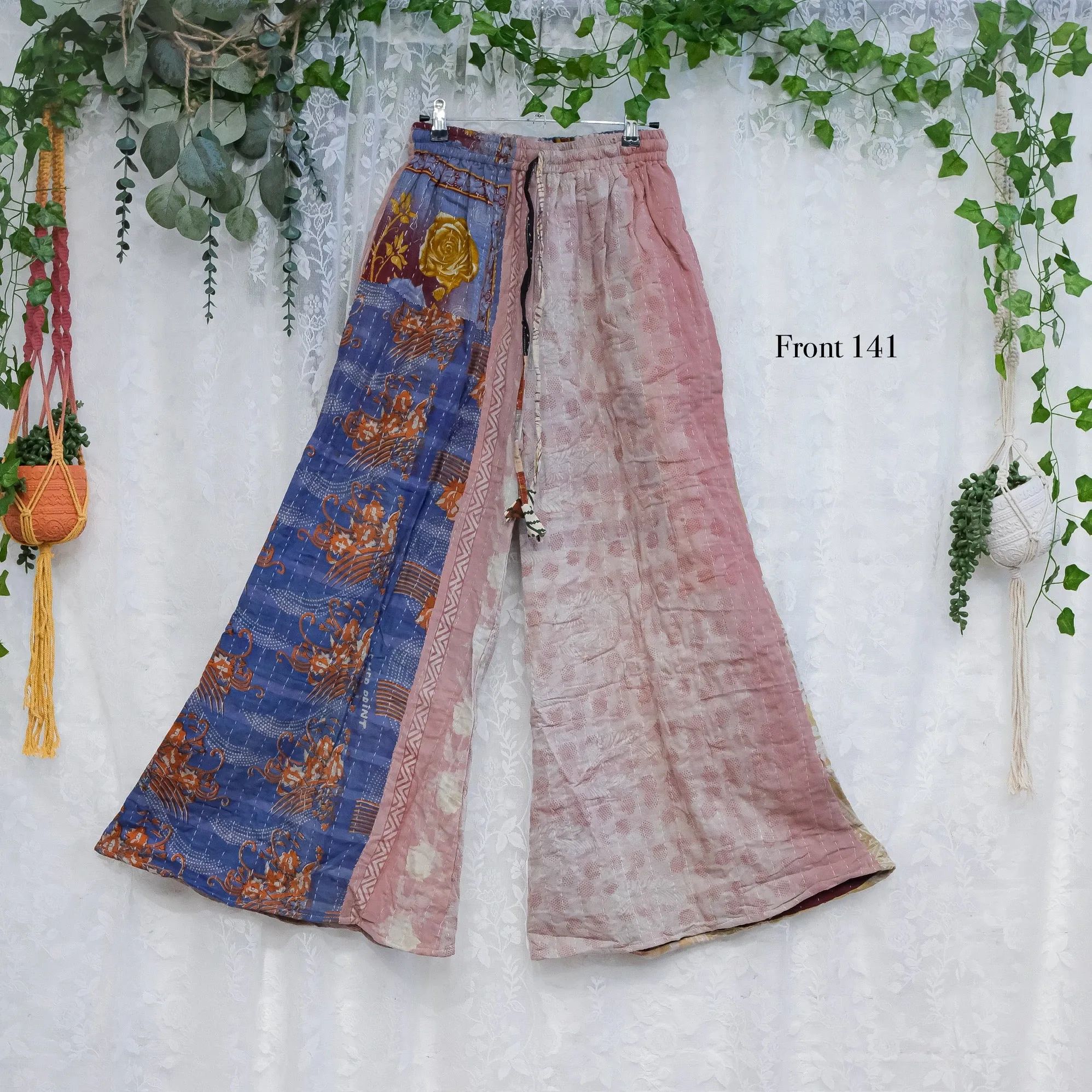 Kantha Wide Leg  Pants