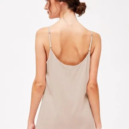 Lacausa V Slip Dress in Biscuit