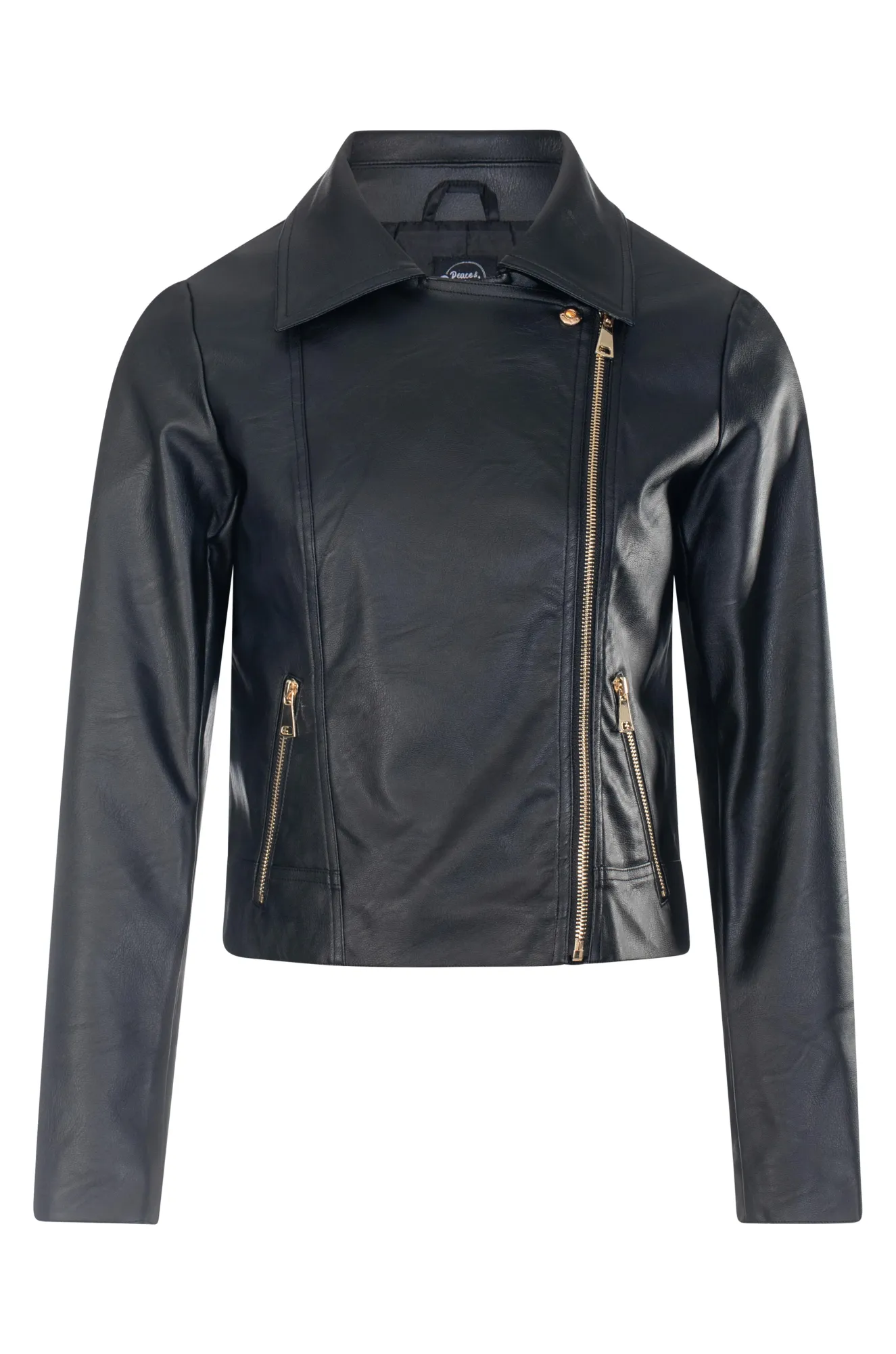 Leather Look Jacket | Black | 7251ZZ