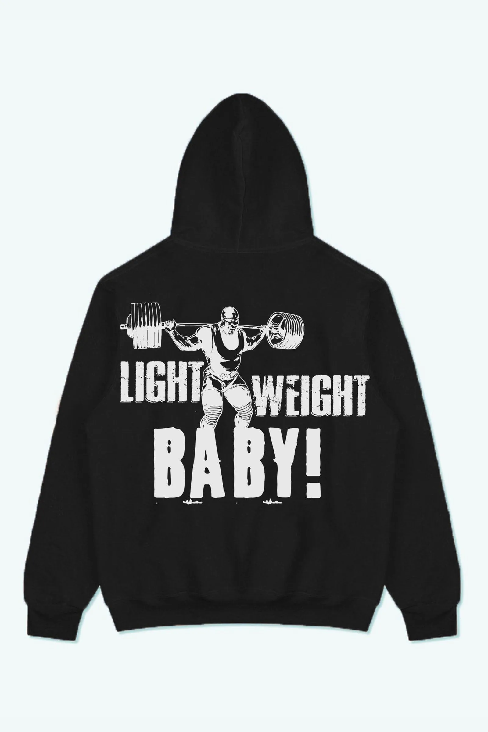 LIGHT WEIGHT BABY HOODIE (BLACK)