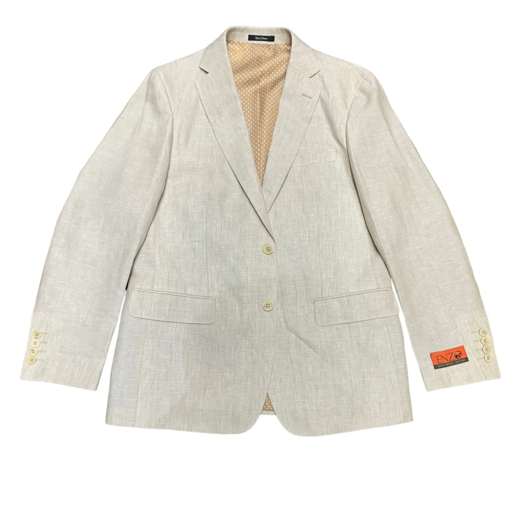 Linen Blazer/Suit Separate, Natural