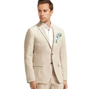 Linen Blazer/Suit Separate, Natural