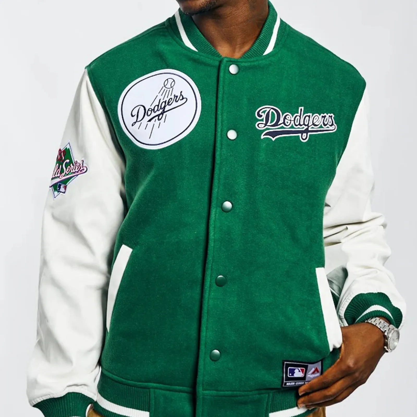 Los Angeles Dodgers World Series Bomber Jacket MLB by Majestic