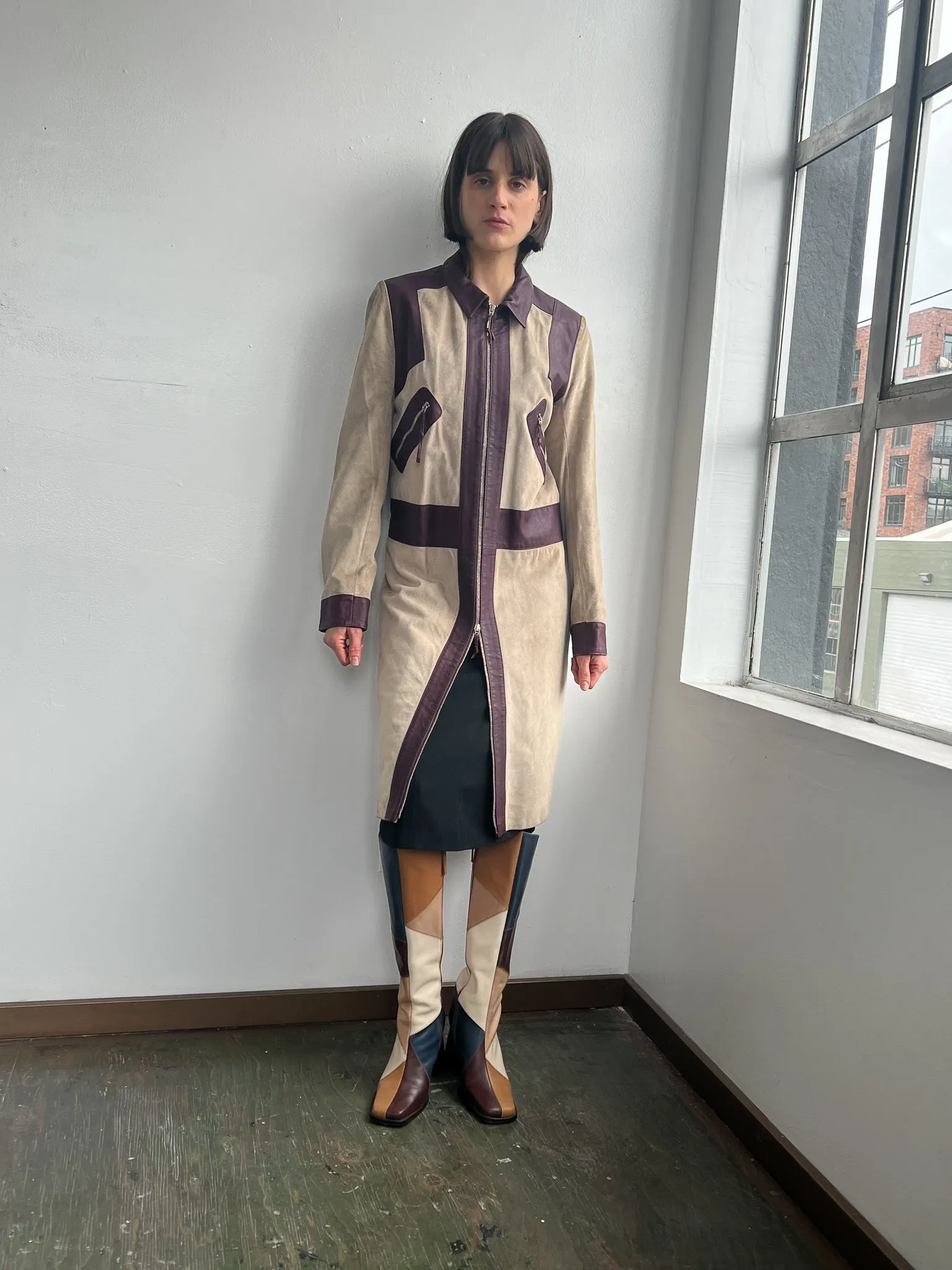 Marni Suede Patchwork Jacket (S)