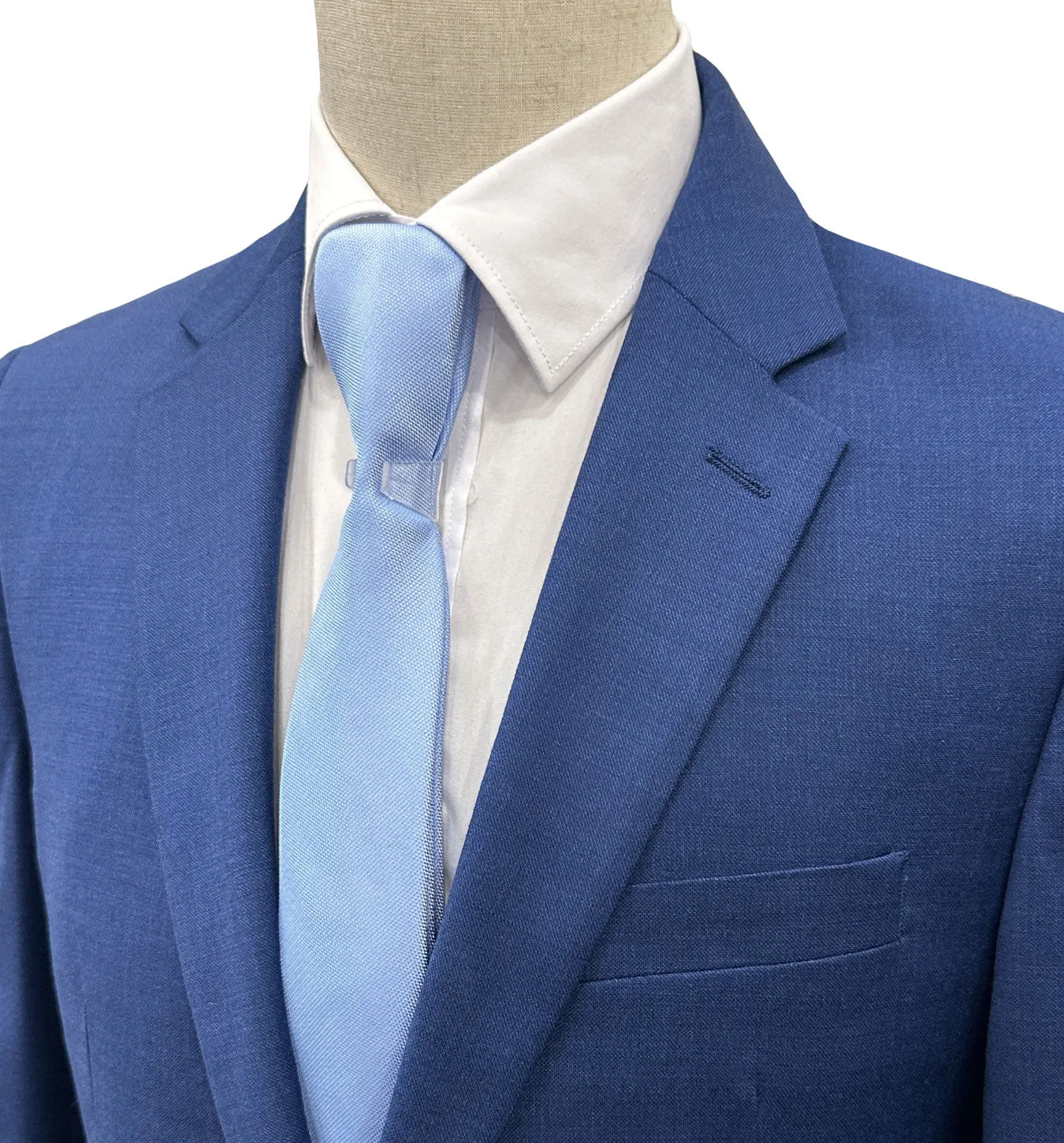 MDZ Modern Fit Wool Suit - Medium Blue