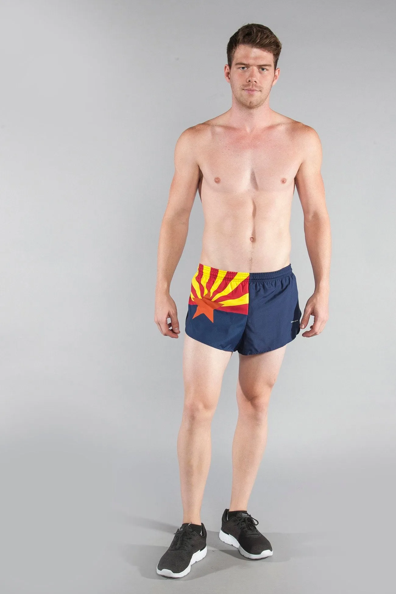 Men's 1" Elite Split Shorts- Arizona