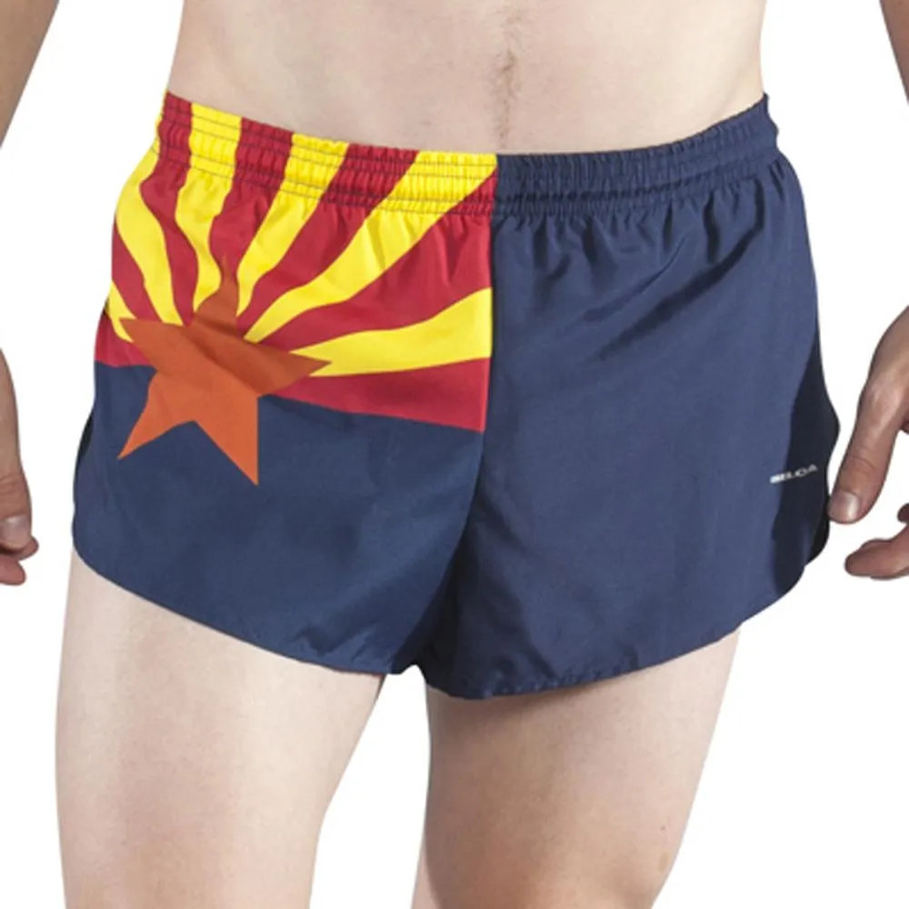 Men's 1" Elite Split Shorts- Arizona