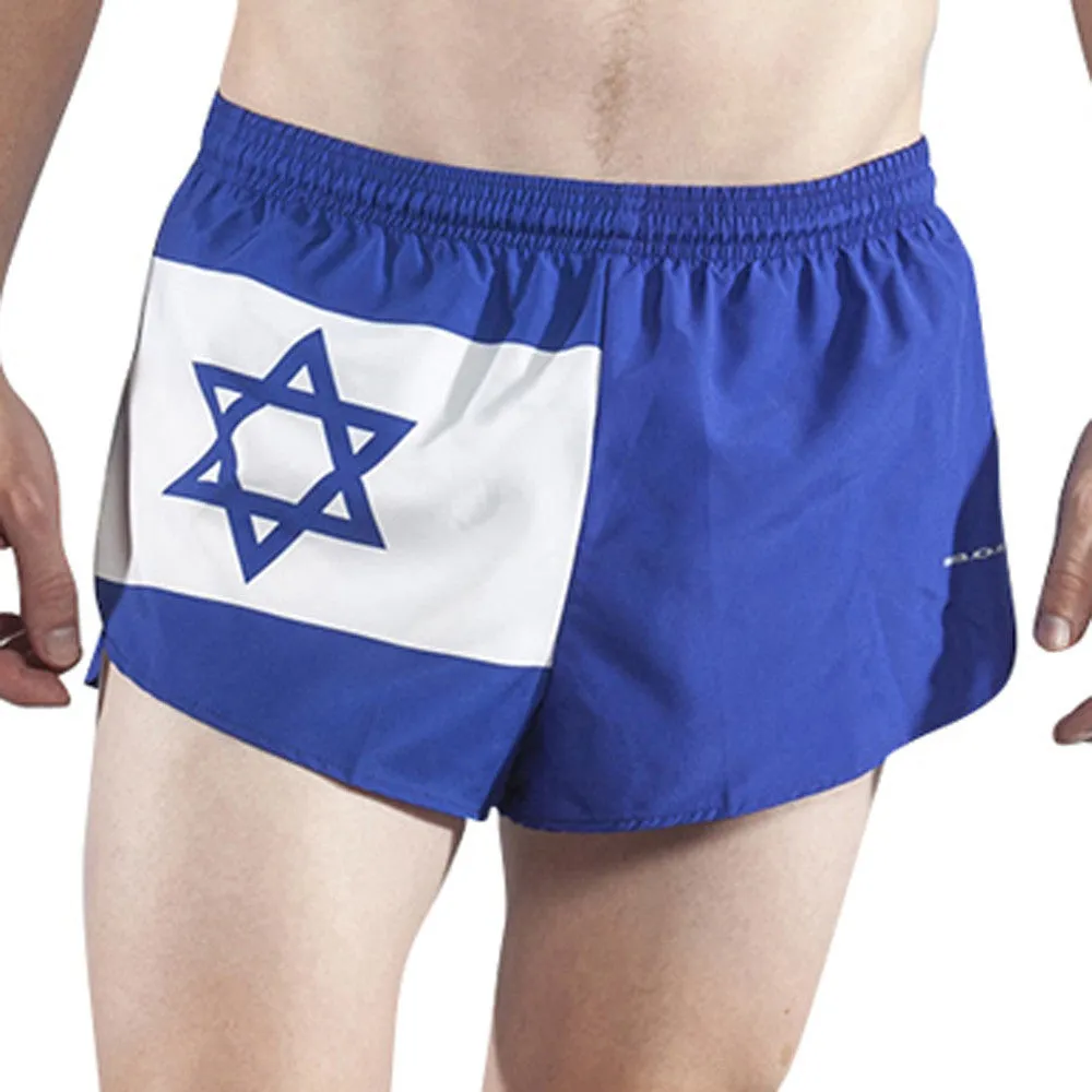 Men's 1" Elite Split Shorts- Israel