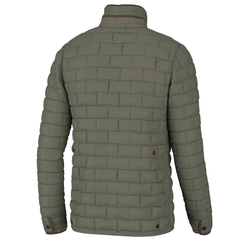 MEN'S BRICK QUILTED JACKET