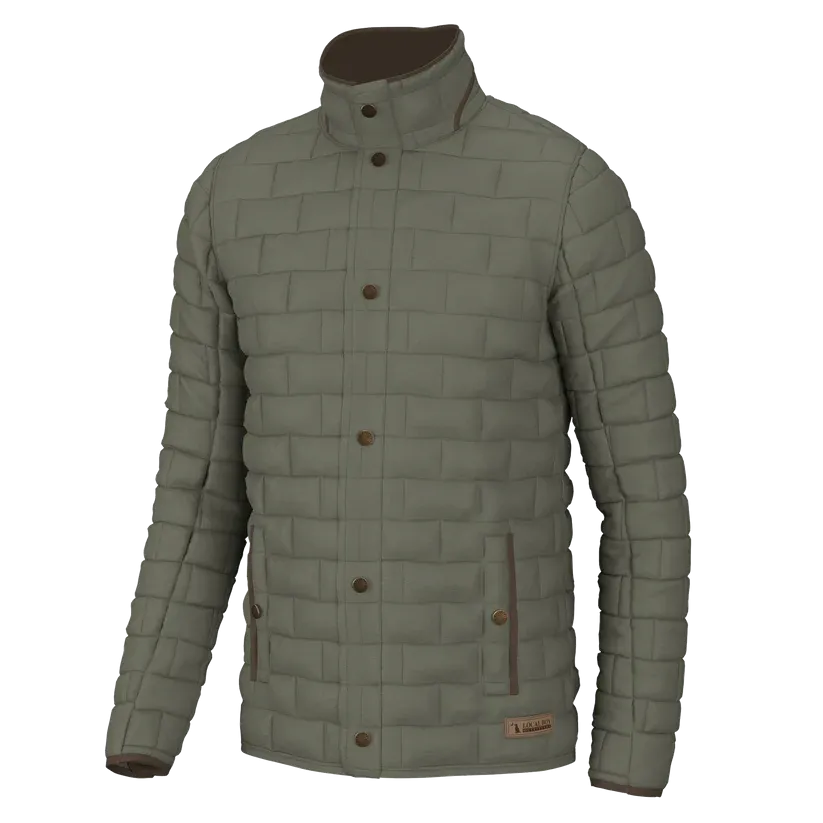 MEN'S BRICK QUILTED JACKET