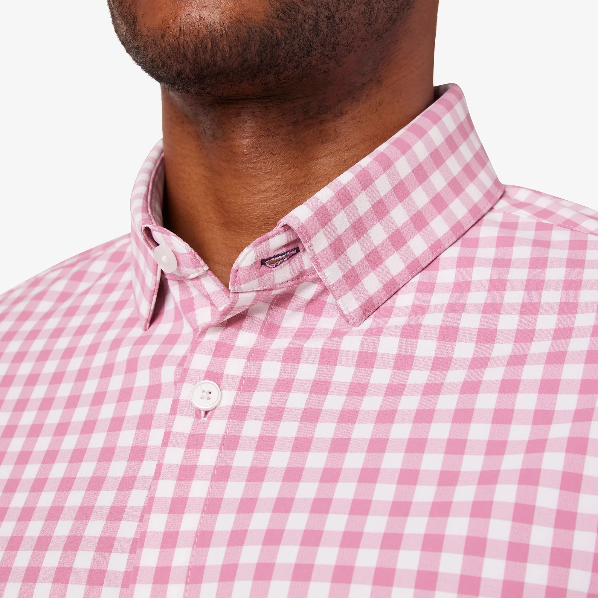 Men's Mizzen   Main | Leeward Trim Long Sleeve | Rose Madison Check