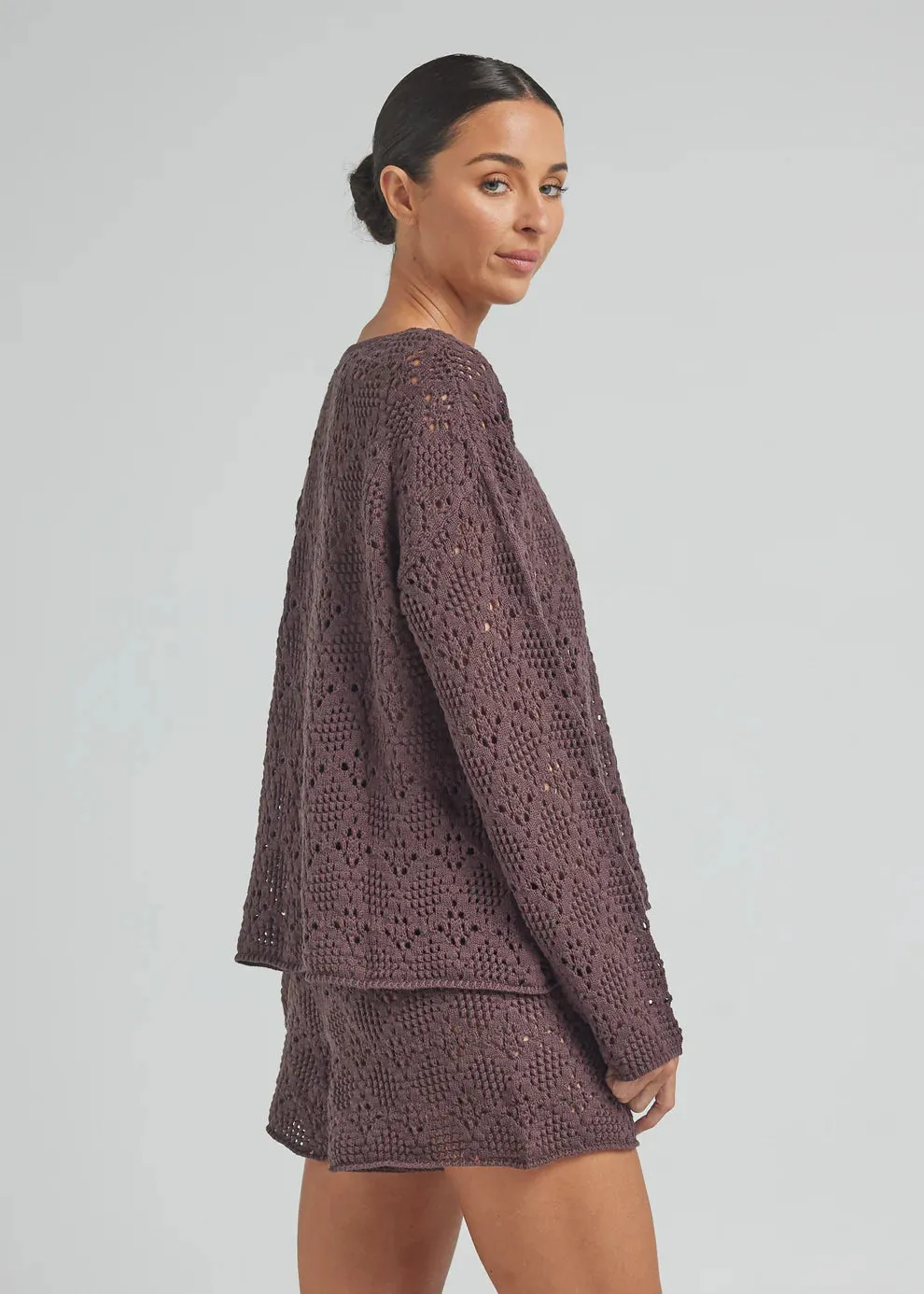 Messina LS Knit Top - Coco