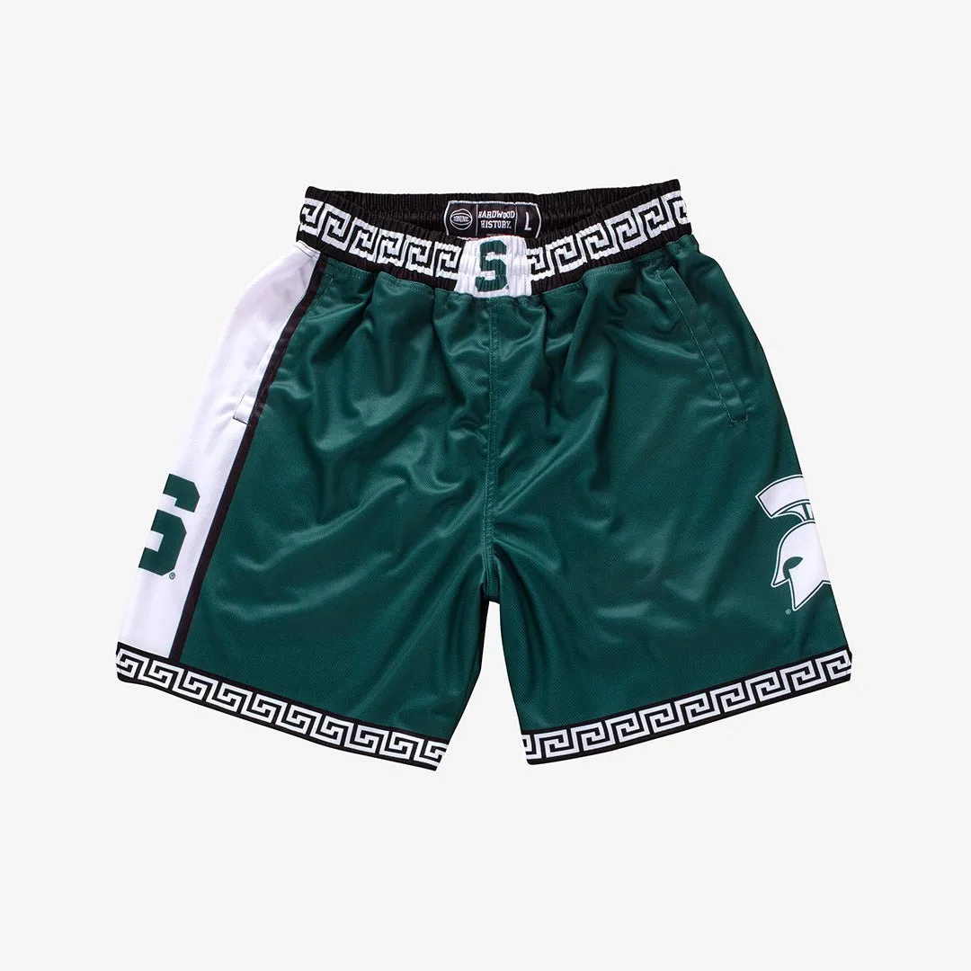 Michigan State Spartans 1999-2000 Retro Shorts (Away)