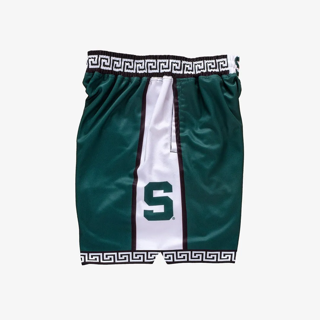 Michigan State Spartans 1999-2000 Retro Shorts (Away)