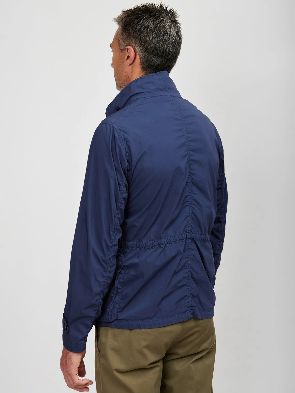 Midnight Blue Covert Jacket