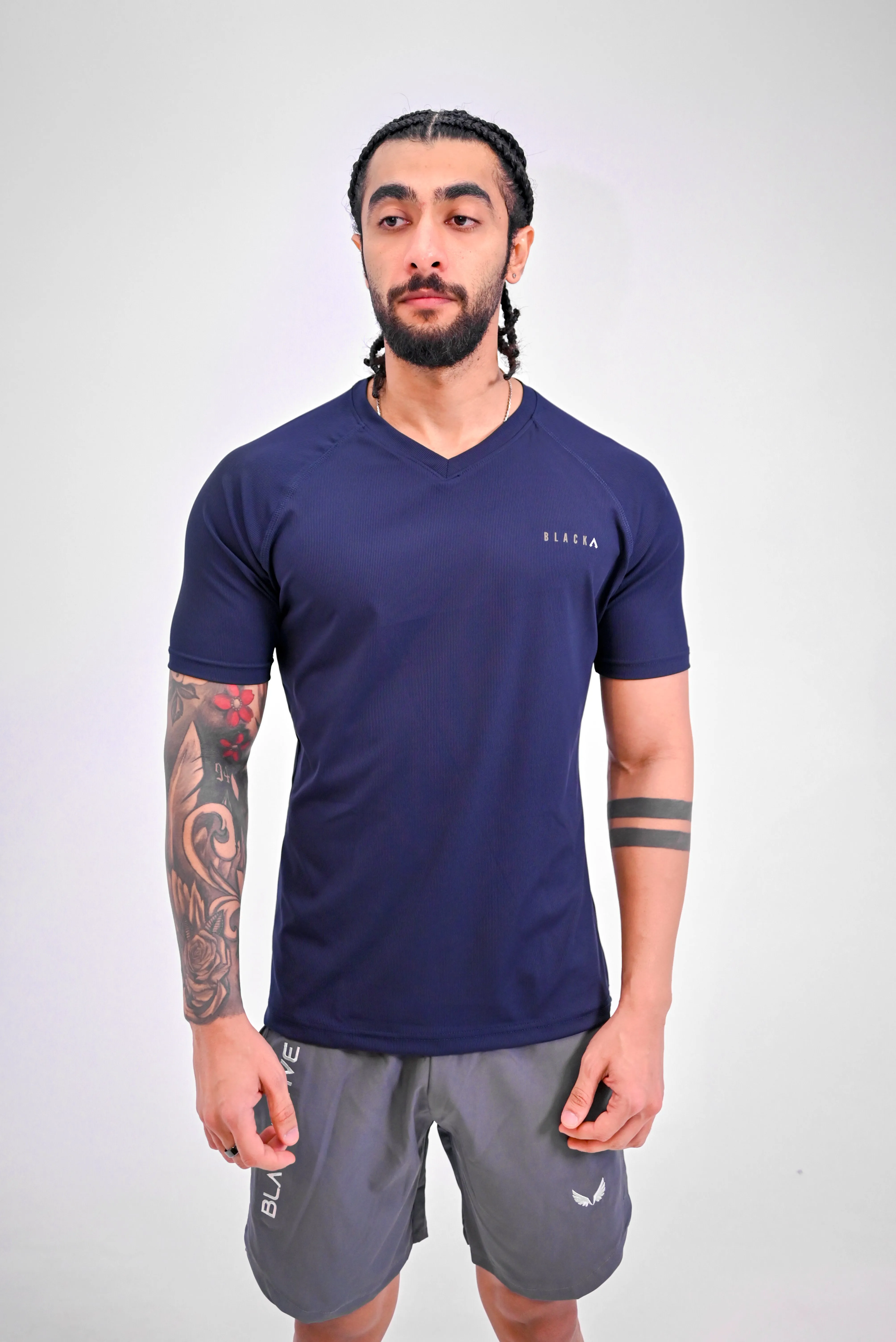 MOTION TEE - NAVY BLUE