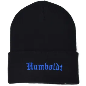 Old English Foldup Beanie BLK-ROY