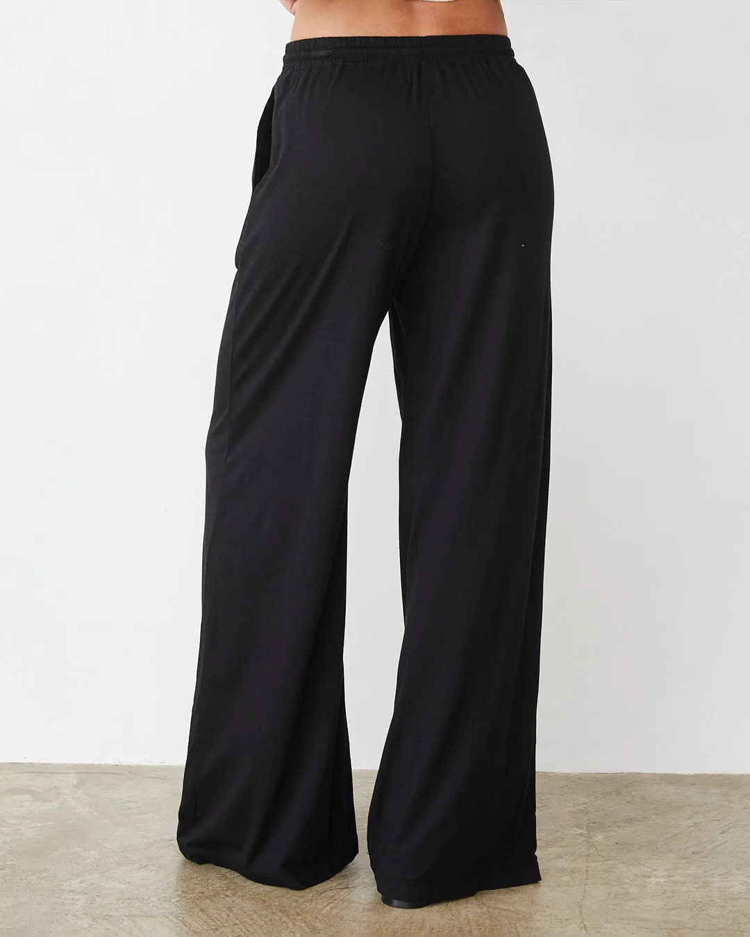 Organic Jersey Wide Leg Pant