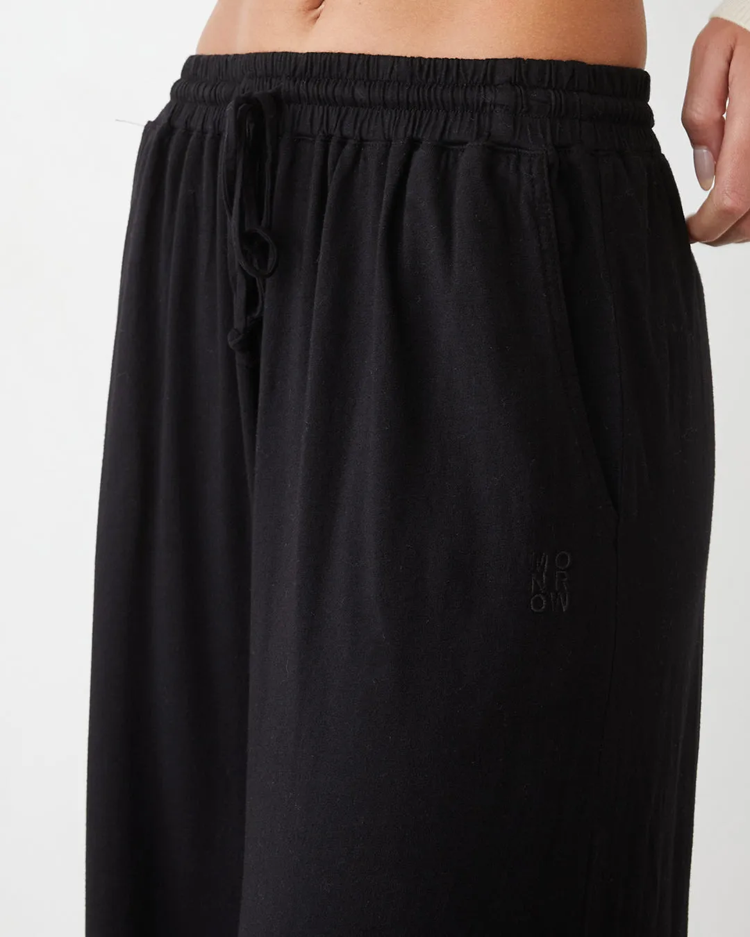 Organic Jersey Wide Leg Pant