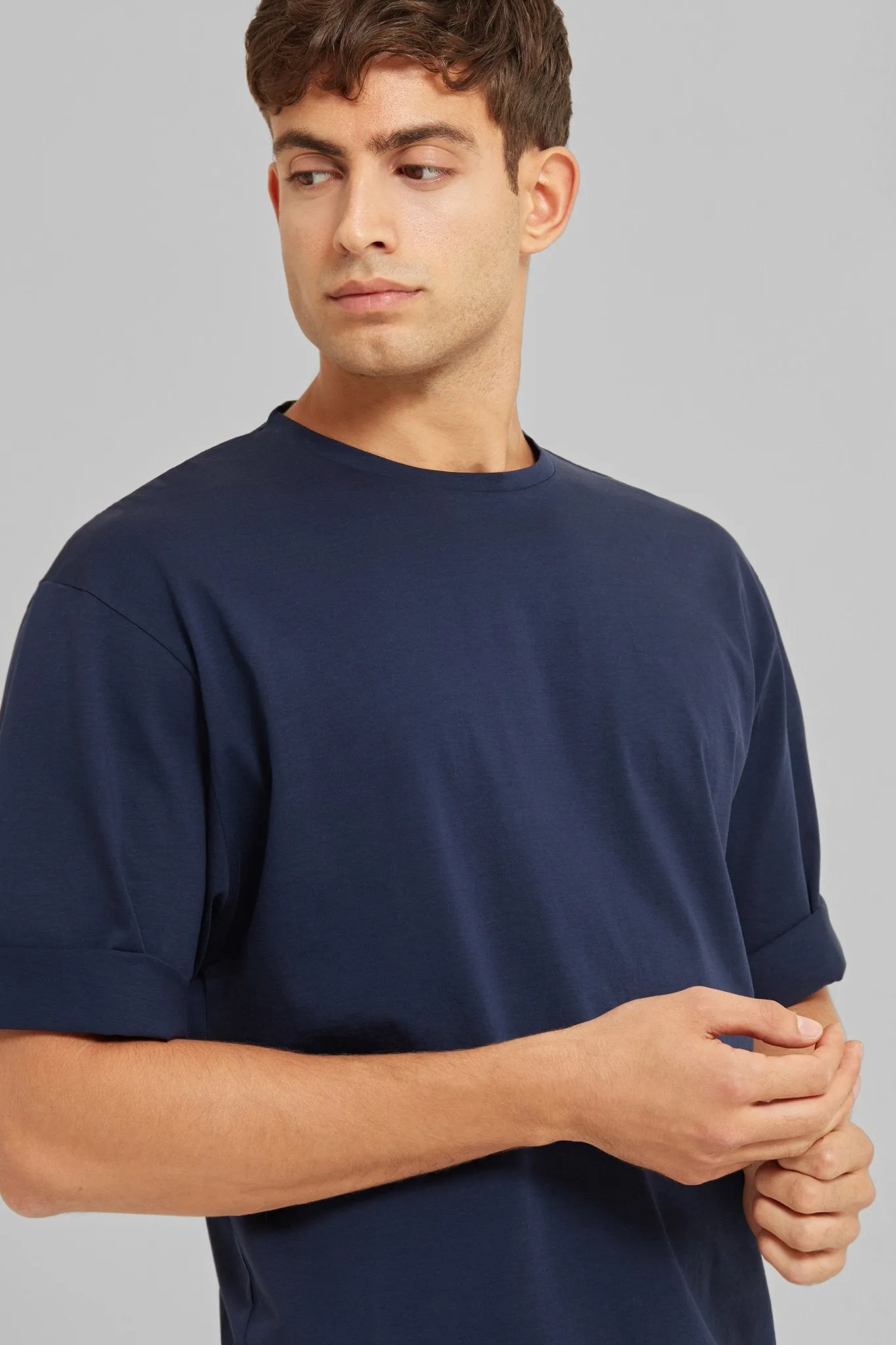 Oversized Mercerised Cotton-Jersey T-Shirt