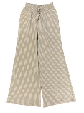 Pants Wide Leg By Cmc In Tan, Size: M