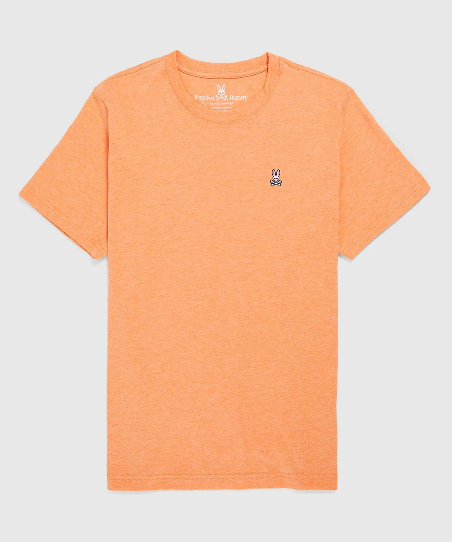 Psycho Bunny Classic Crew Neck Tee - Heather Sunset Sky