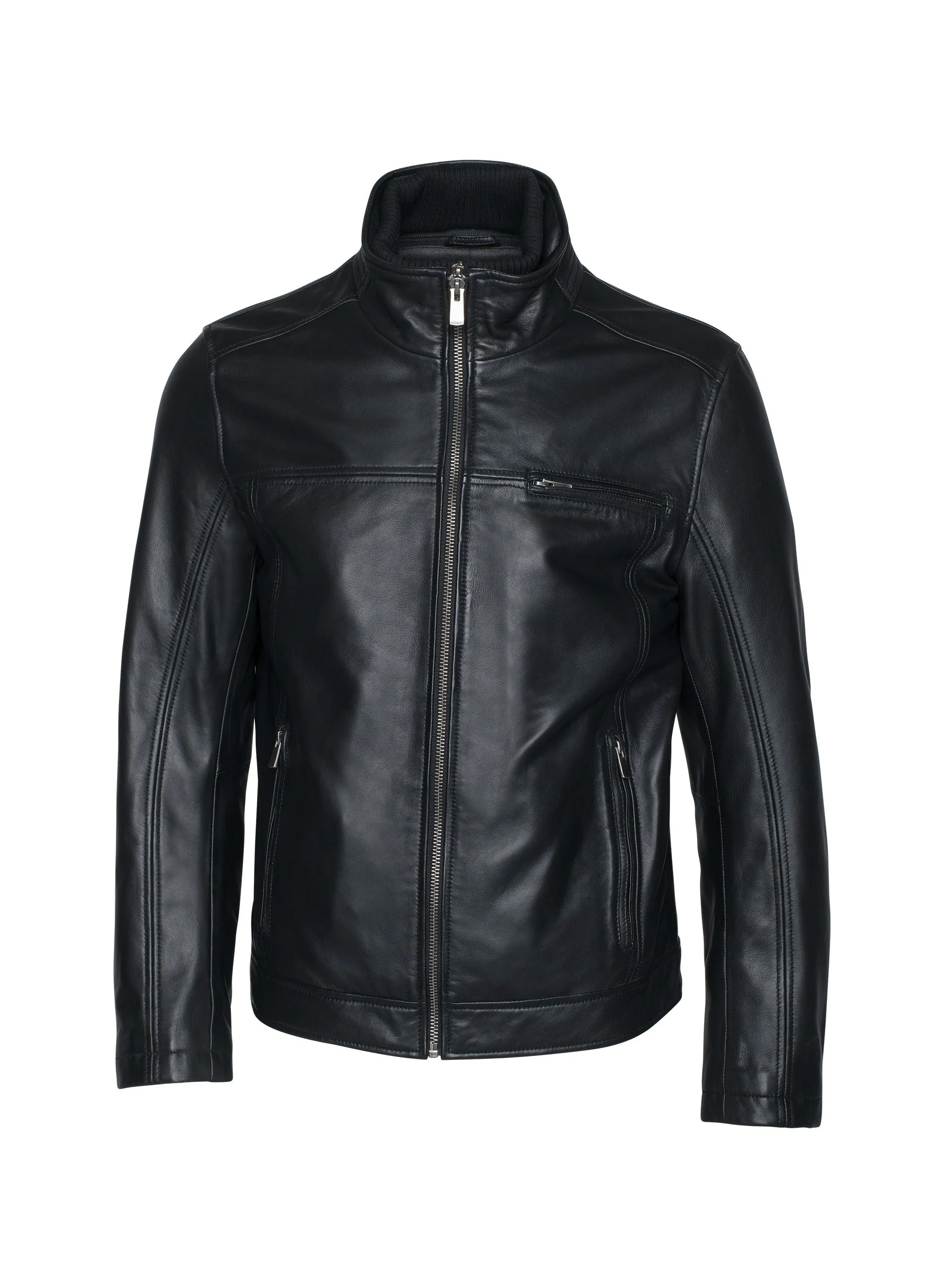 Regency Leather Coat | Black