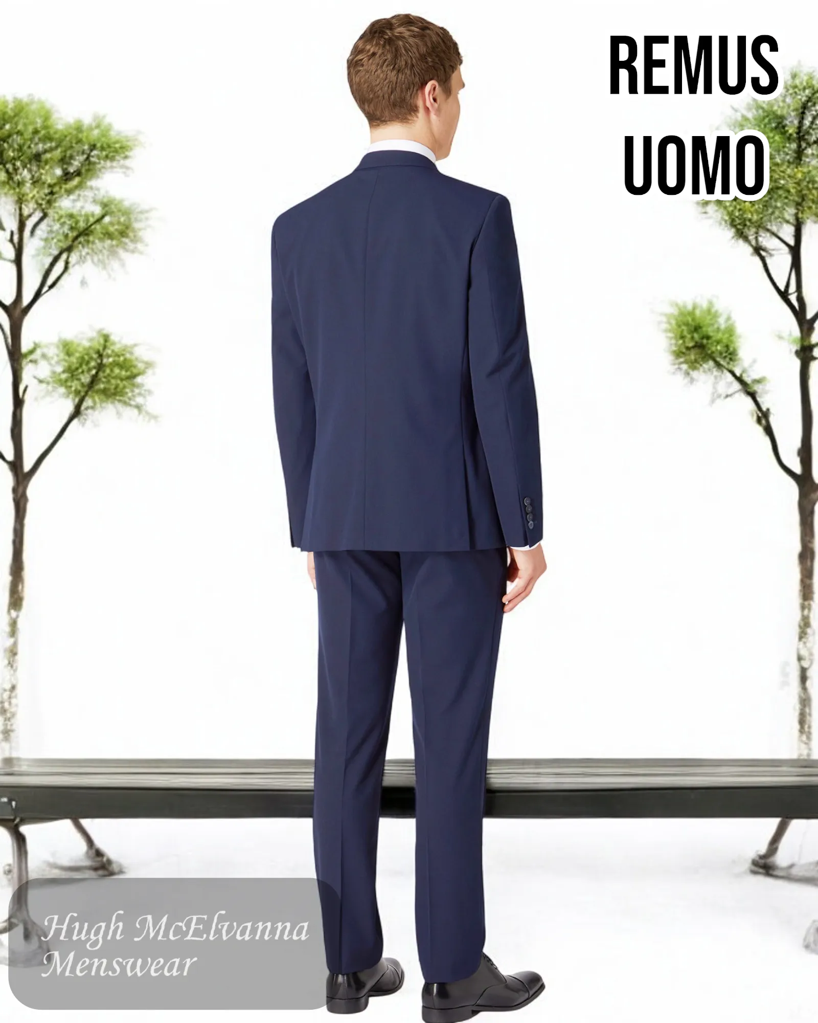 Remus Uomo Navy Suit Jacket - 11770/79