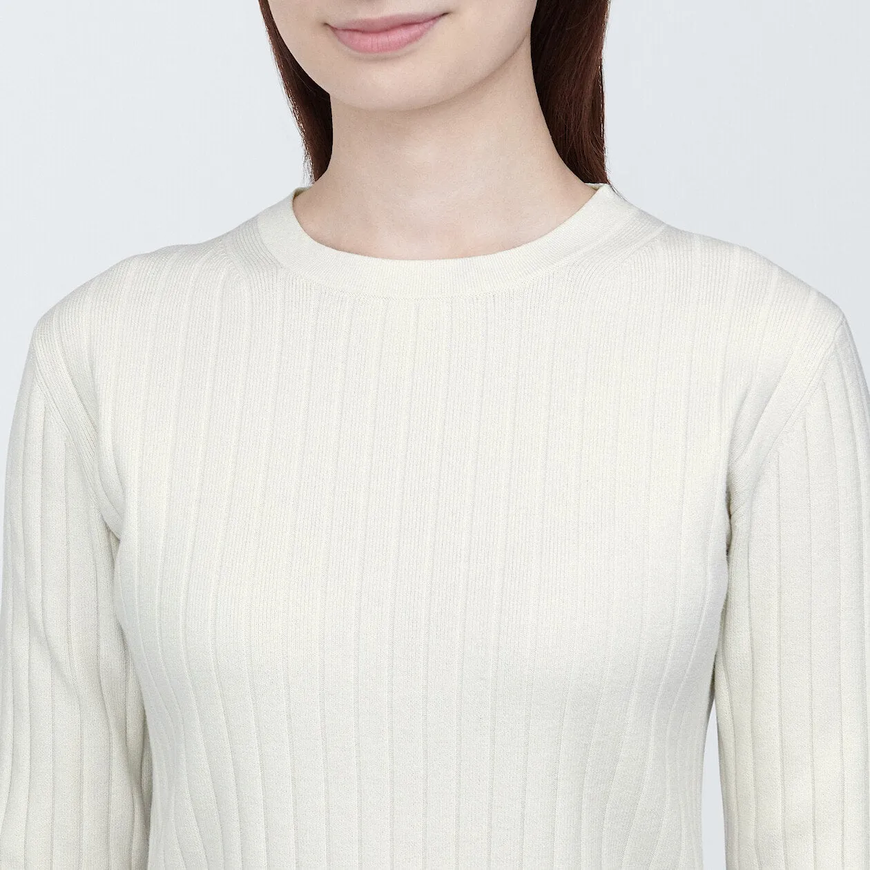 Ribbed Crewneck Sweater