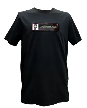 Roberto Vino Italy Black Logo T Shirt