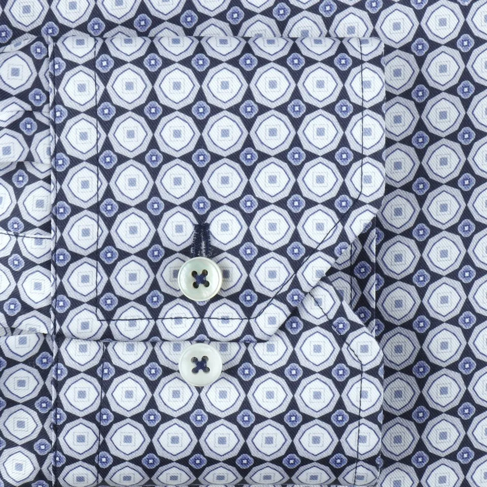 Stenstroms - New Slimline Shirt Medallion Patterned