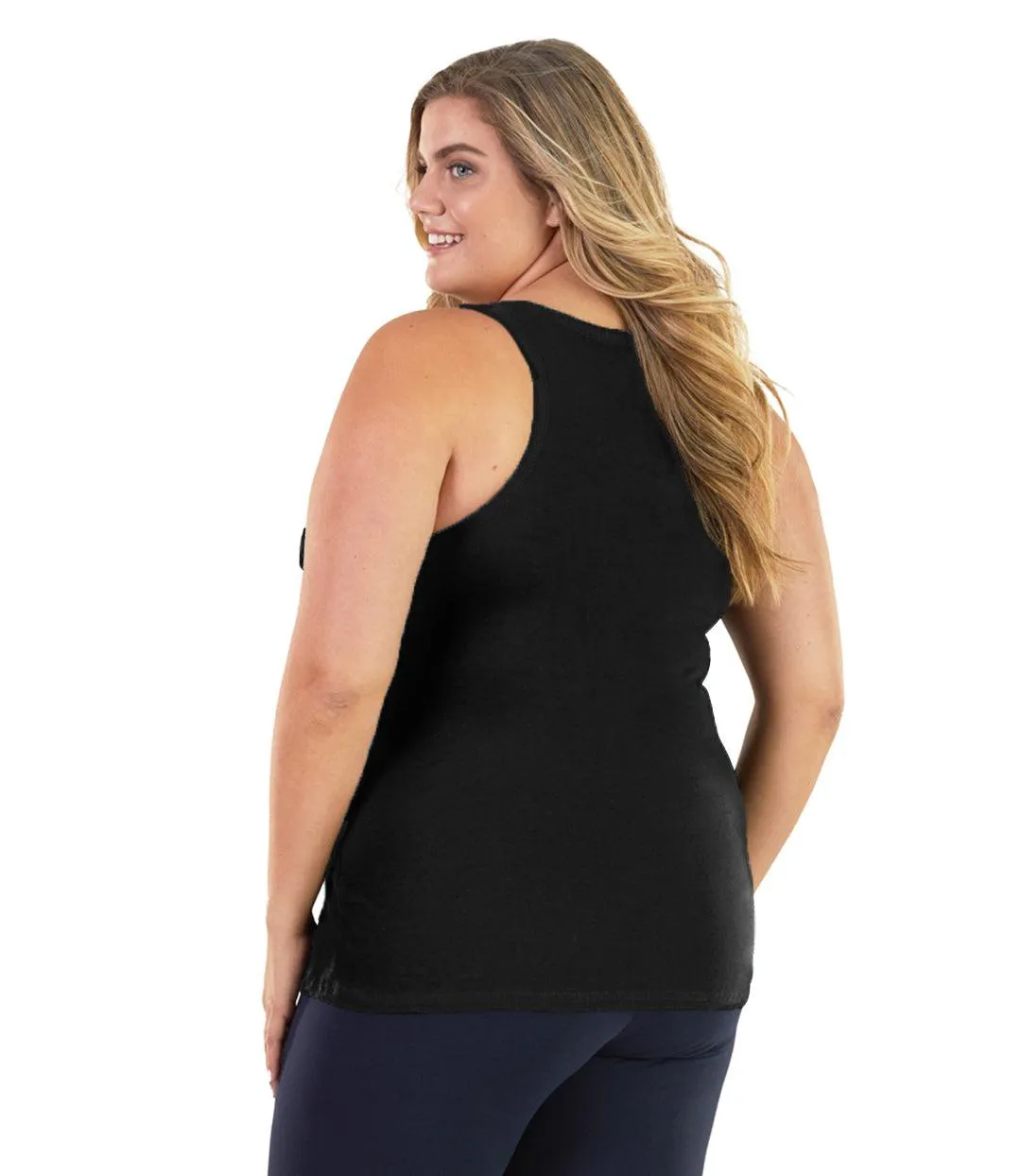 Stretch Naturals Long Support Tank Basic Colors