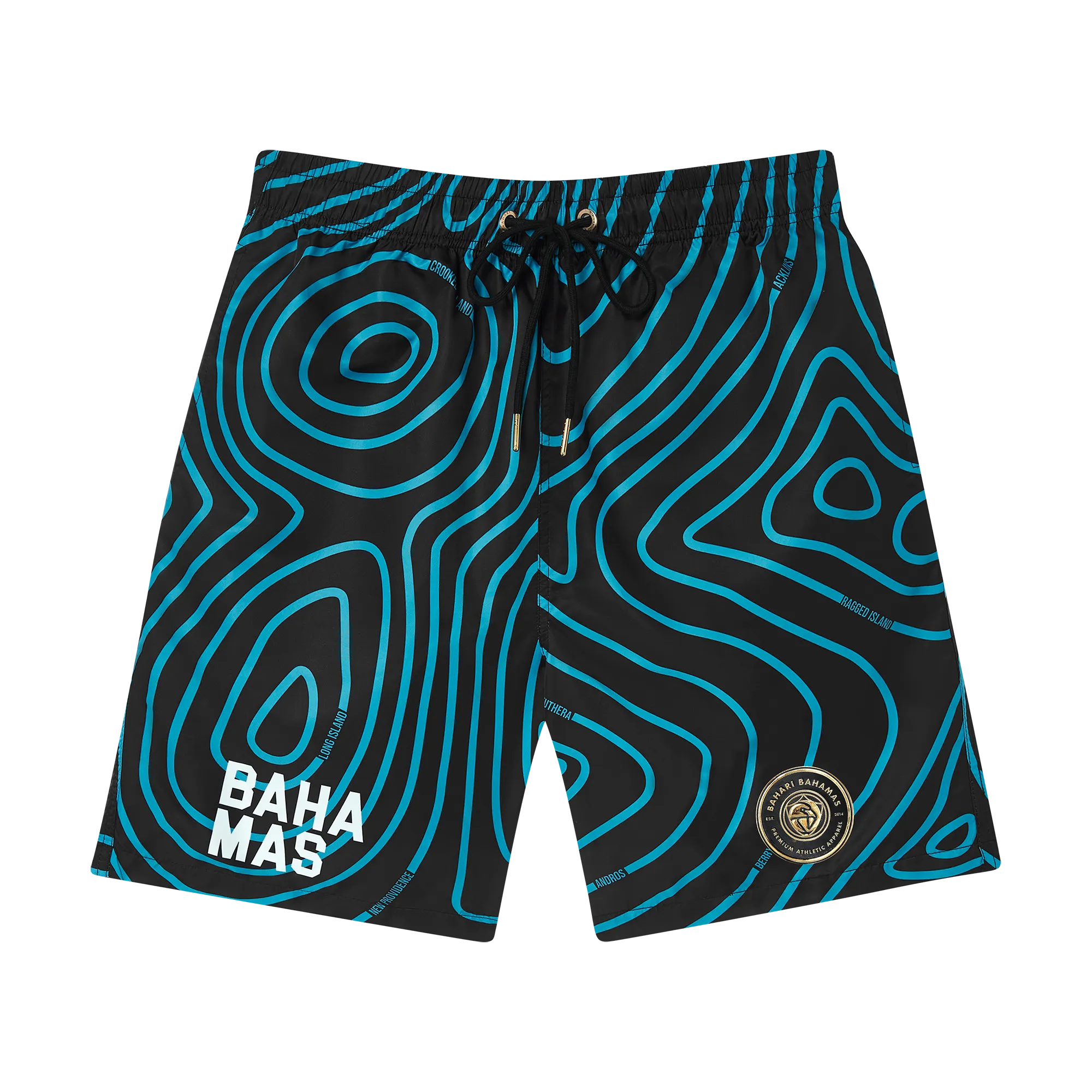 TEAM BAHAMAS SHORTS-BLACK