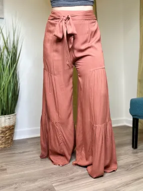 Terracotta Wide Leg Pants