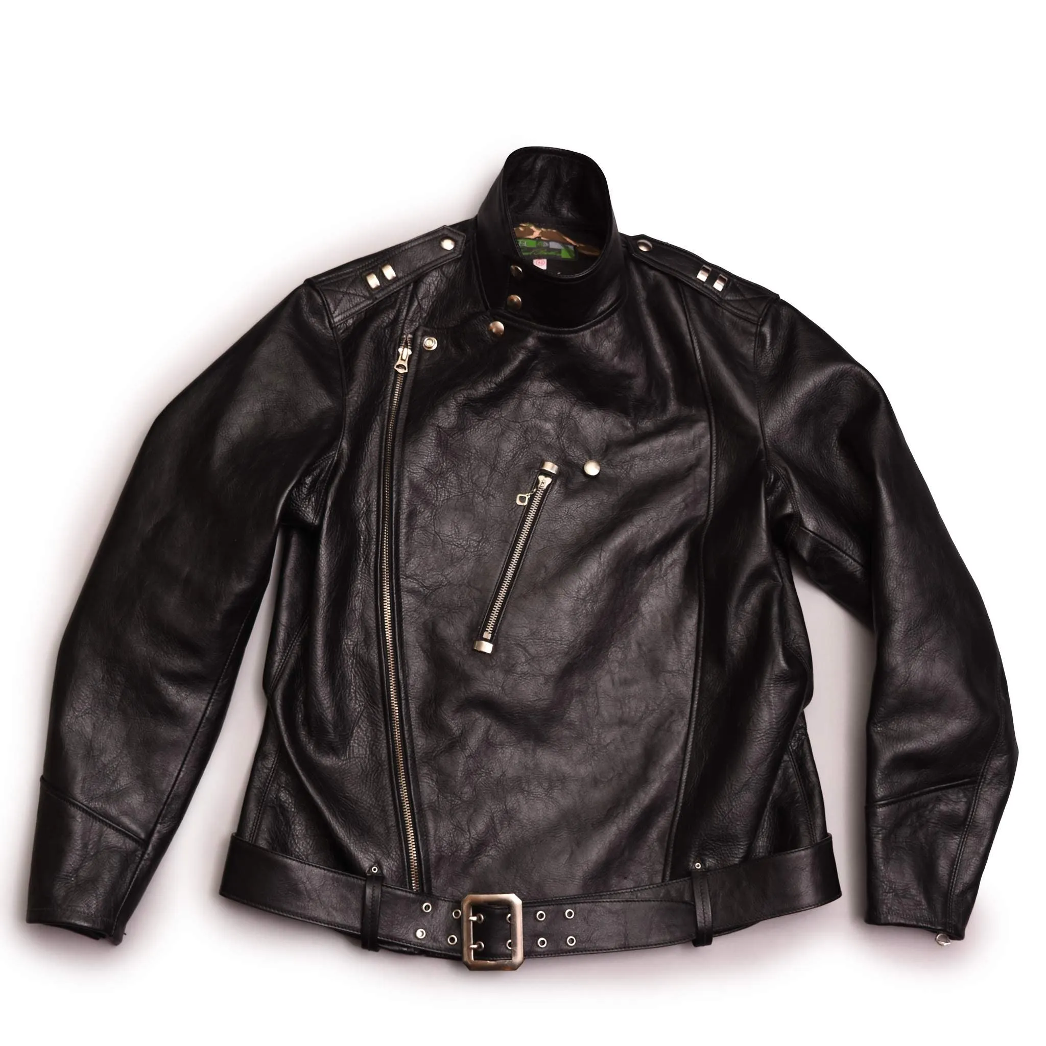 The Chevalier - Black Shinki Horsehide Pigment Finish