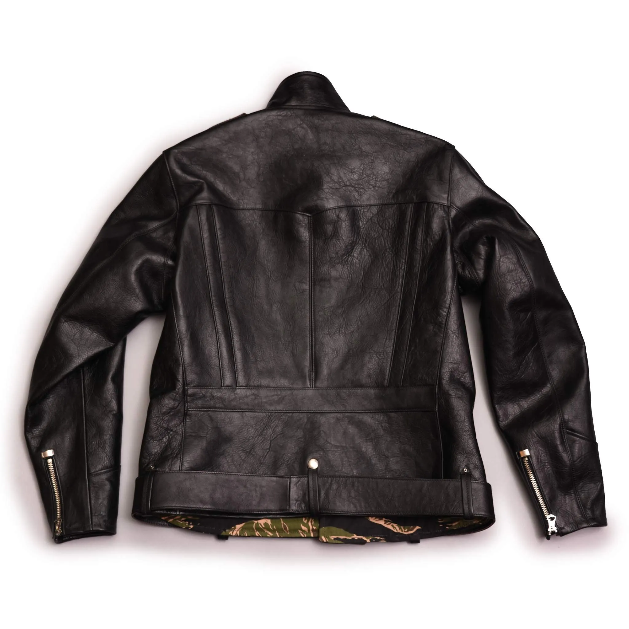 The Chevalier - Black Shinki Horsehide Pigment Finish