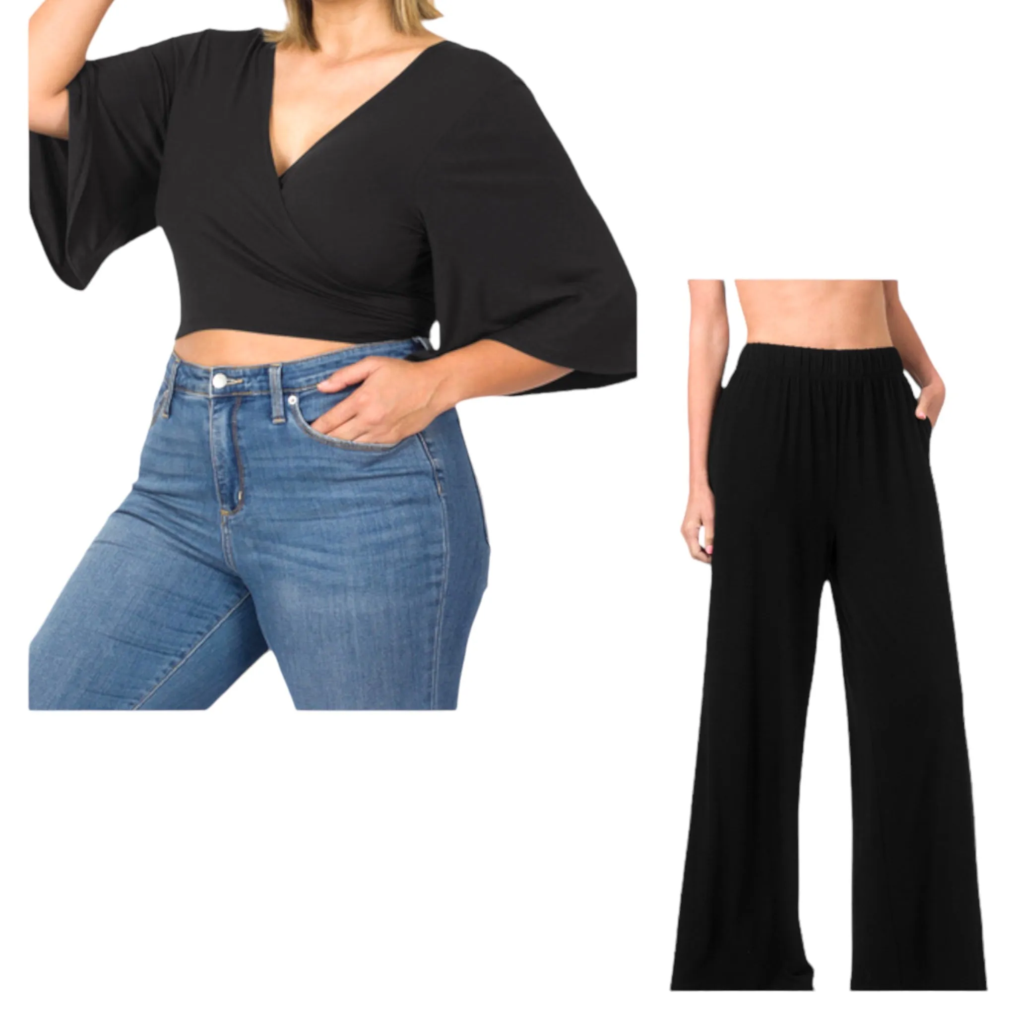 The Jana Wide Leg Pants Set