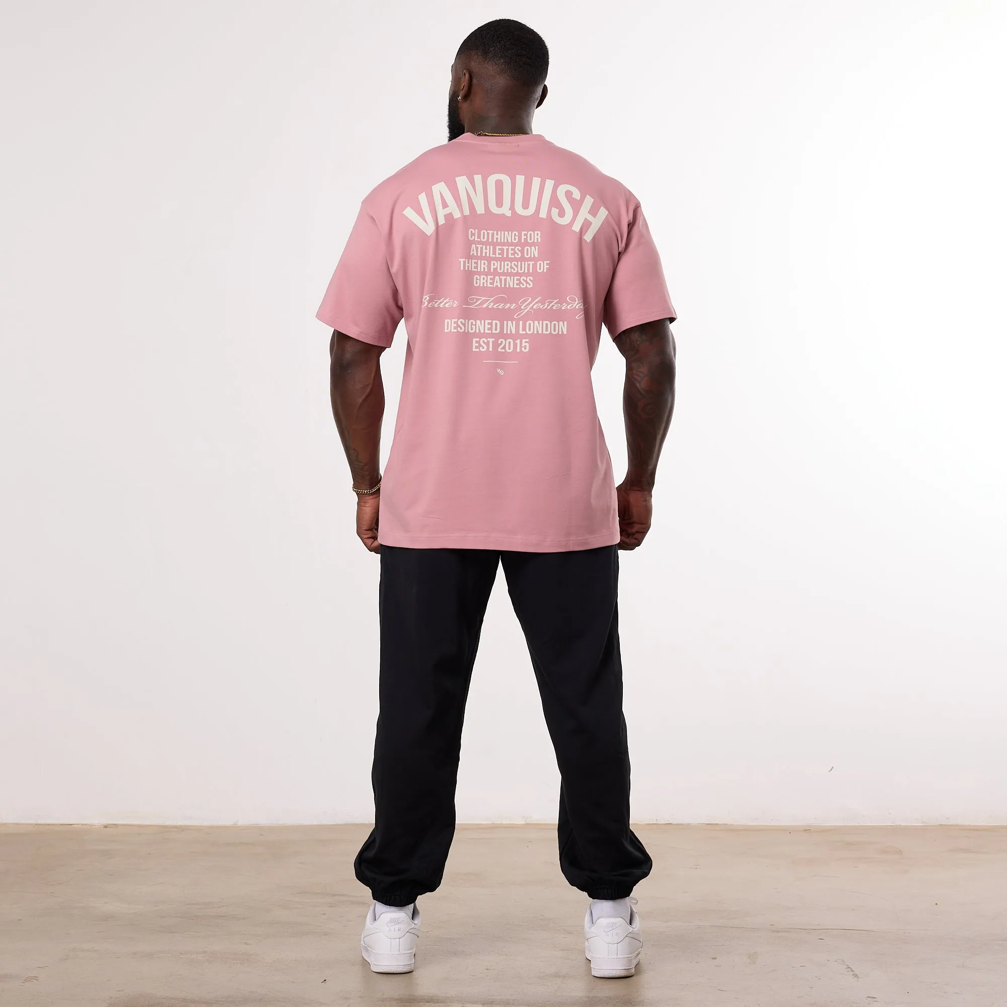 Vanquish TSP Pursuit Dusty Pink Oversized T Shirt