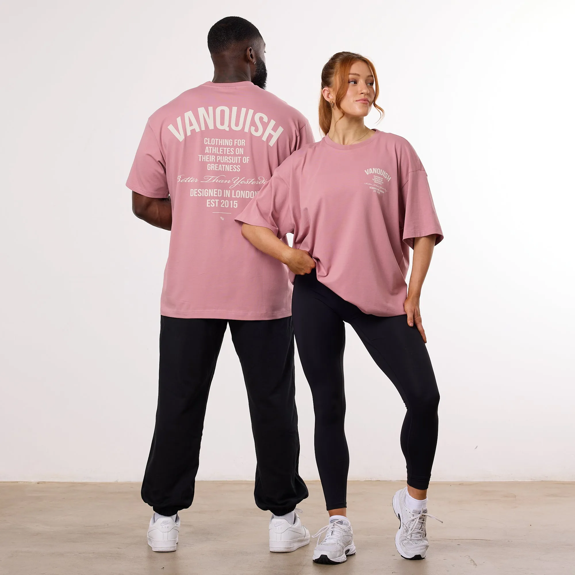 Vanquish TSP Pursuit Dusty Pink Oversized T Shirt