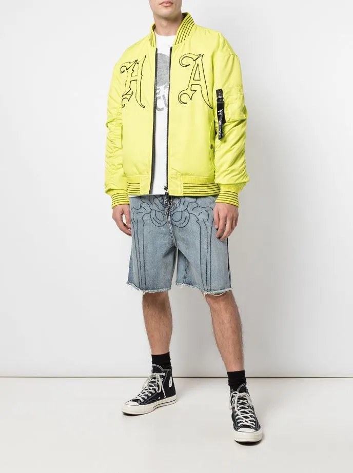 VENOM REVERSIBLE BOMBER JACKET BLACK/YELLOW