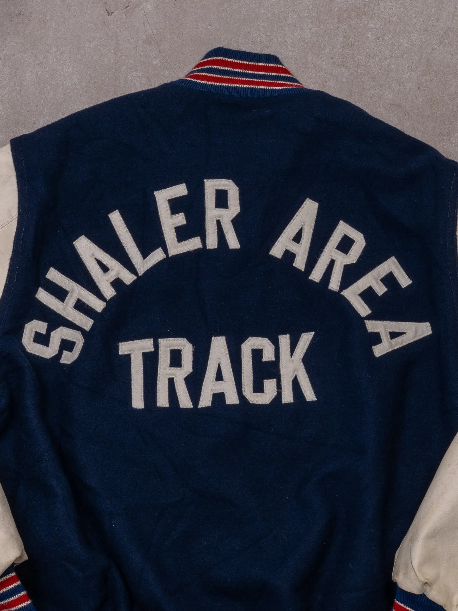 Vintage '00 Shaller Area Track Varsity Jacket (L)