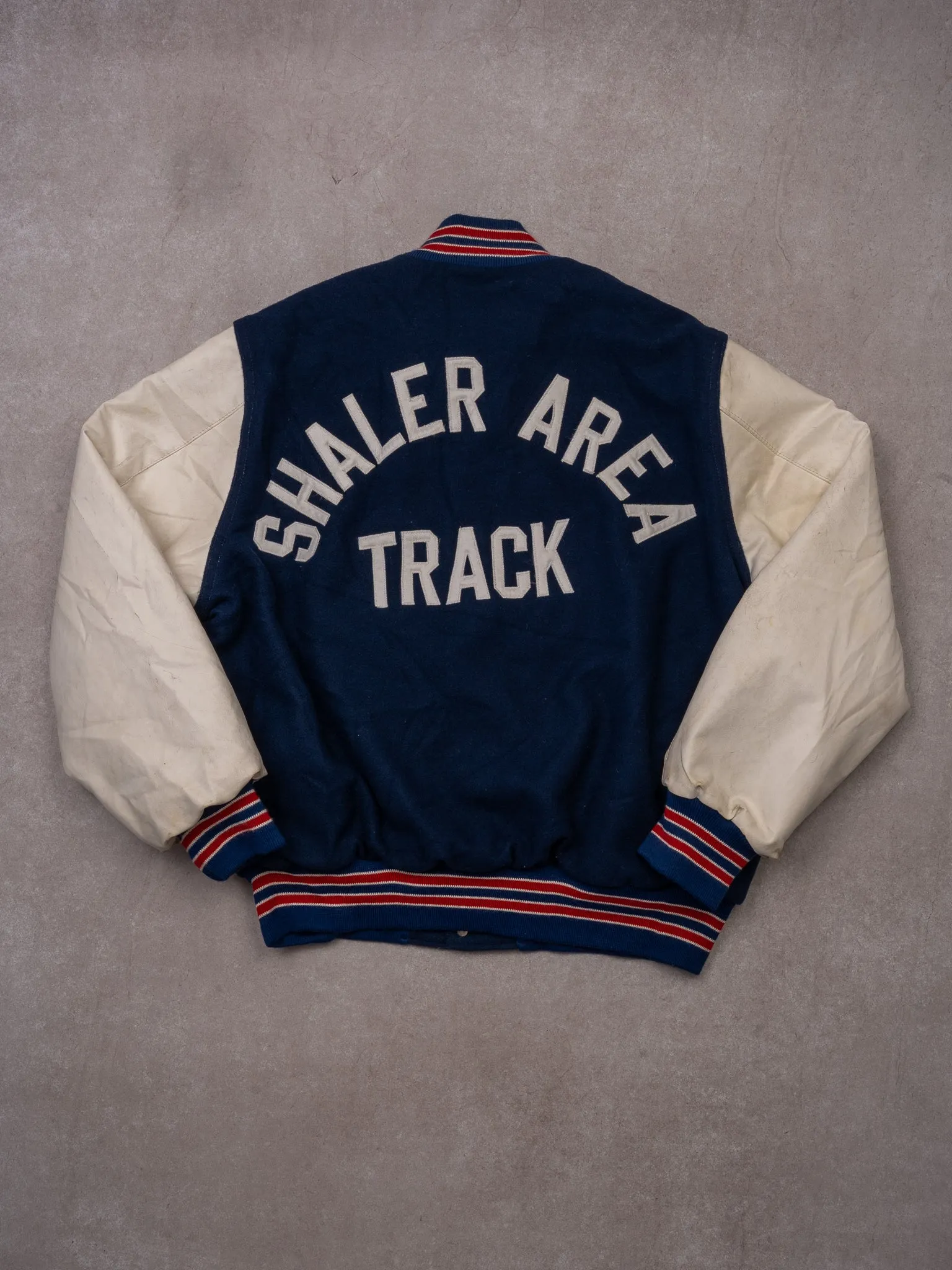 Vintage '00 Shaller Area Track Varsity Jacket (L)