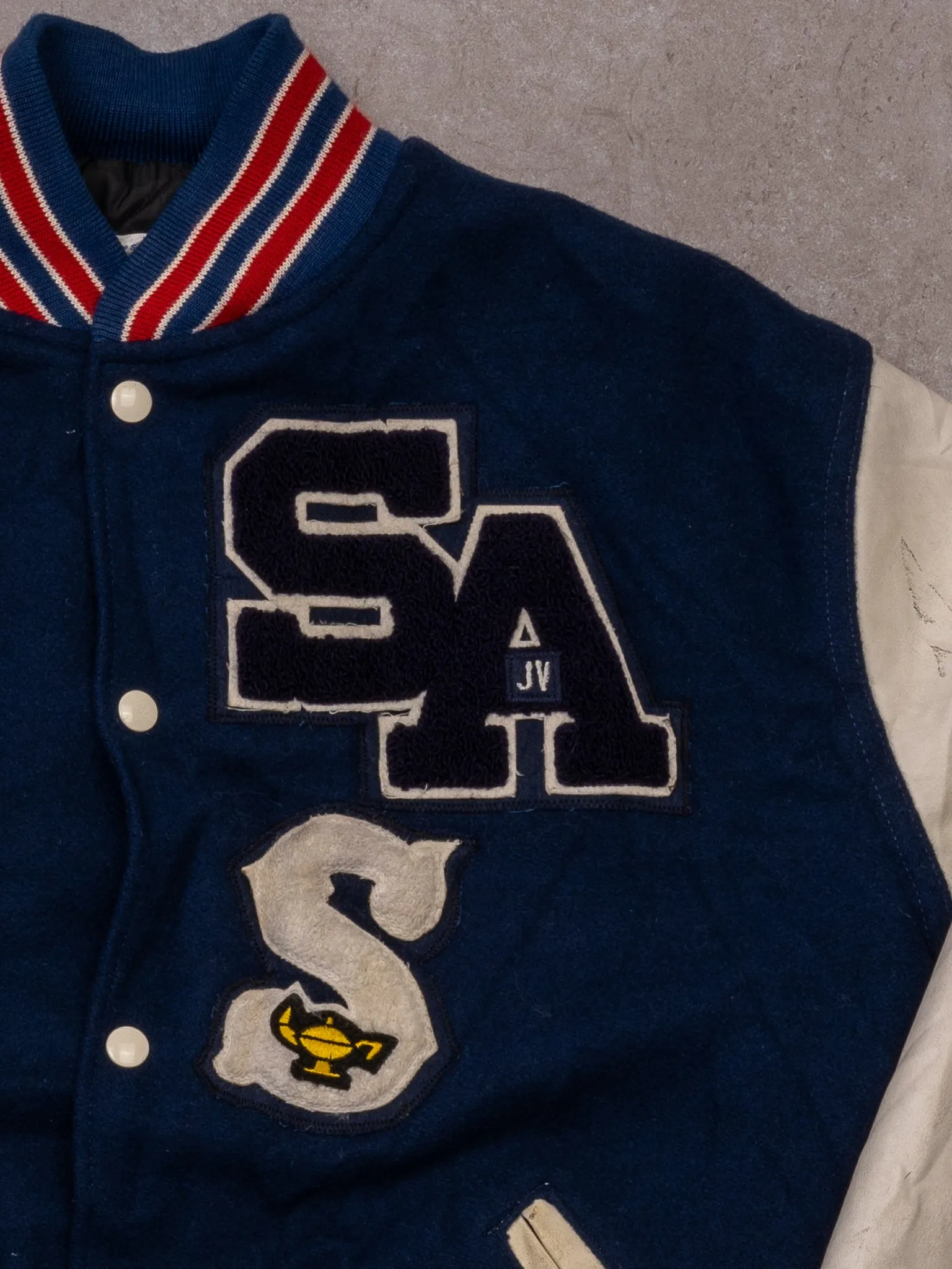 Vintage '00 Shaller Area Track Varsity Jacket (L)