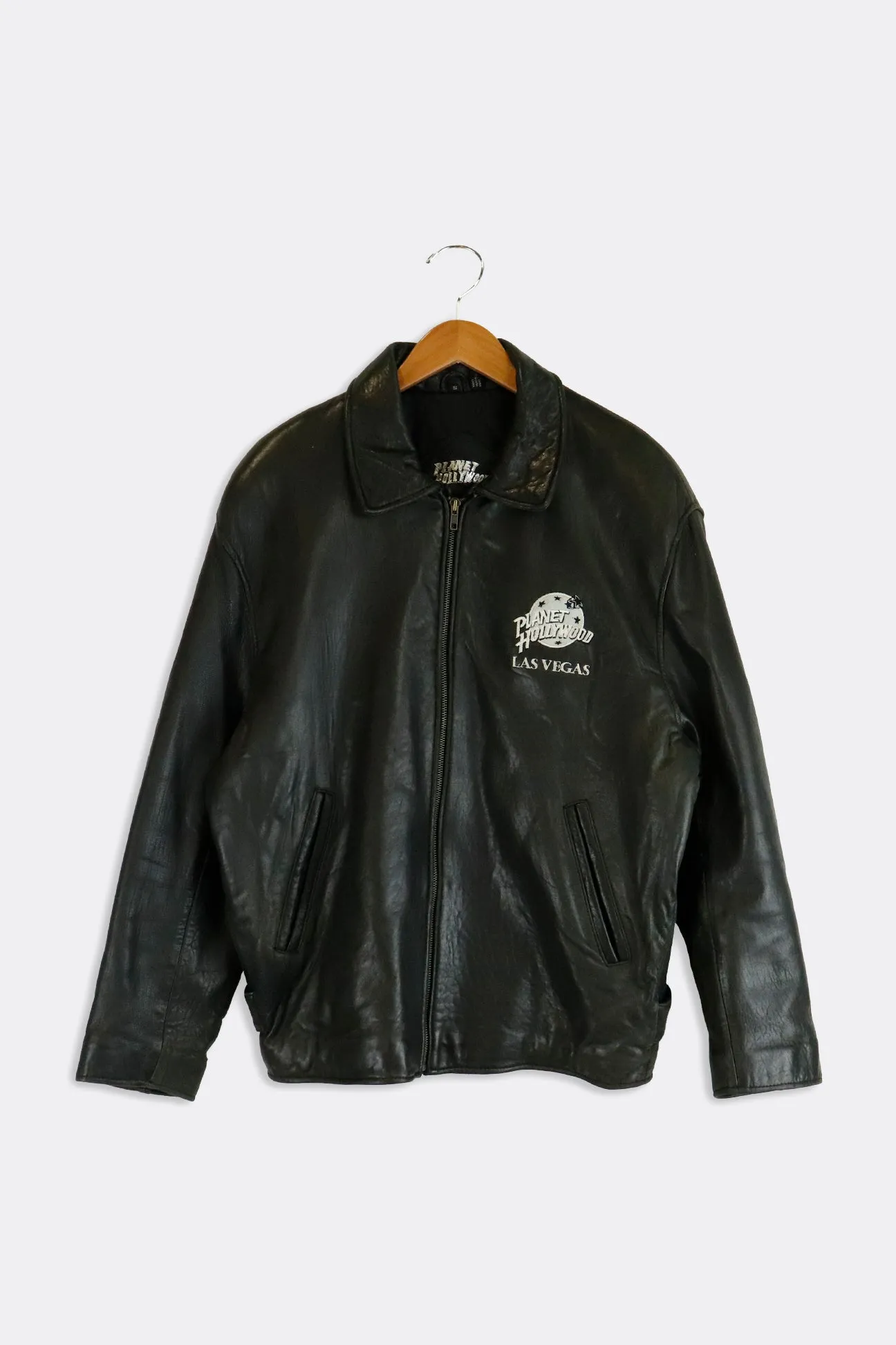 Vintage Planet Hollywood Las Vegas Leather Jacket