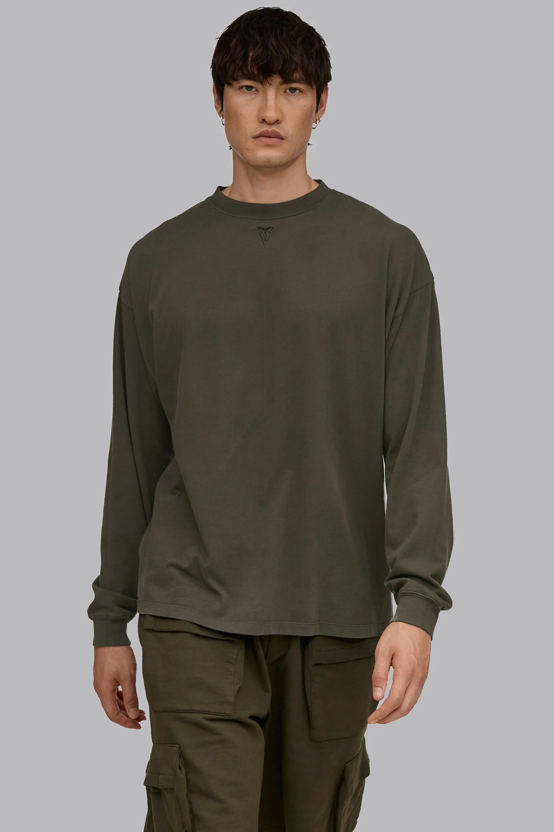 V_LYFE220 LONG SLEEVE T-SHIRT - Khaki