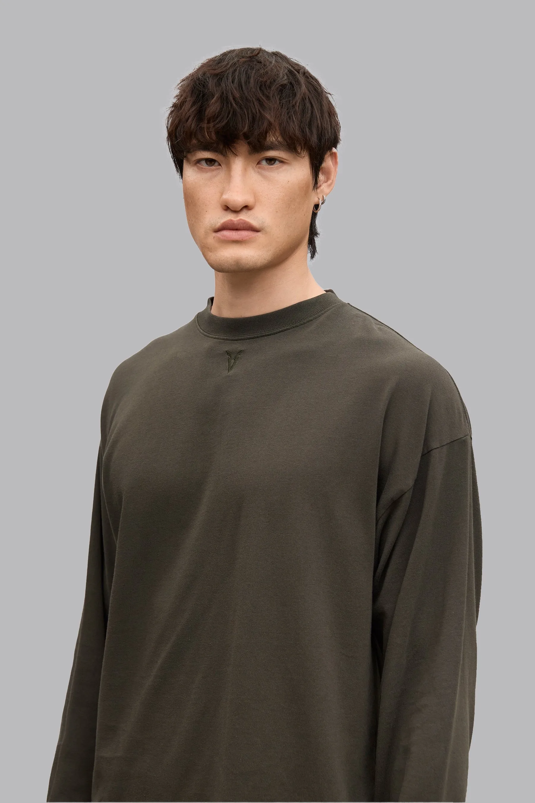 V_LYFE220 LONG SLEEVE T-SHIRT - Khaki