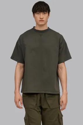 V_LYFE370 BOXY T-SHIRT - Khaki