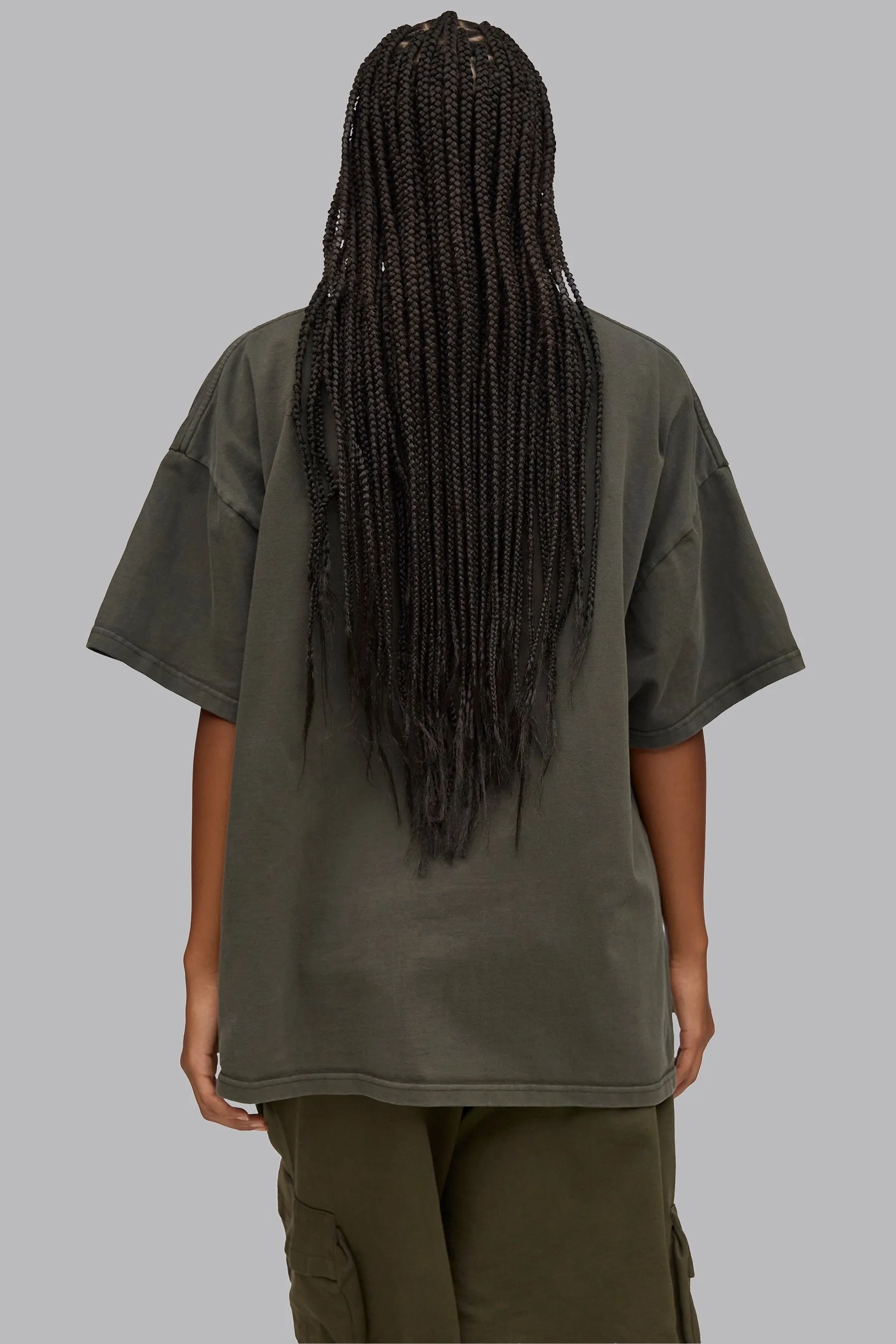 V_LYFE370 BOXY T-SHIRT - Khaki