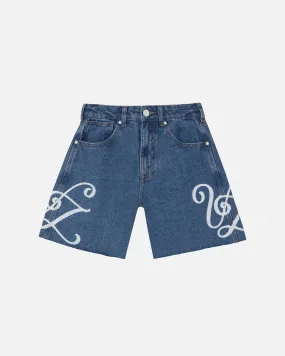 W Riviera Rope Bermuda Shorts Medium Blue