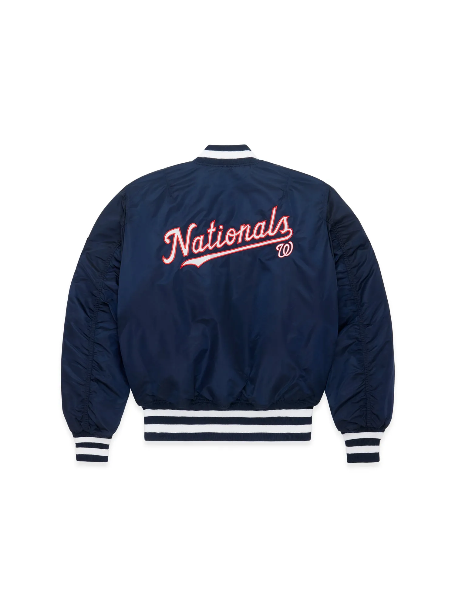 WASHINGTON NATIONALS X ALPHA X NEW ERA MA-1 BOMBER JACKET